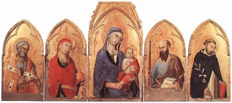 Simone Martini Orvieto Polyptych oil painting picture